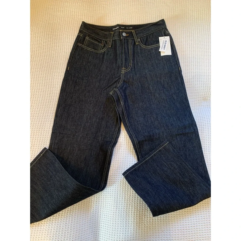 Old Navy 90s Mens Jeans‎ 29x30 Blue Dark Wash NEW w/Tags